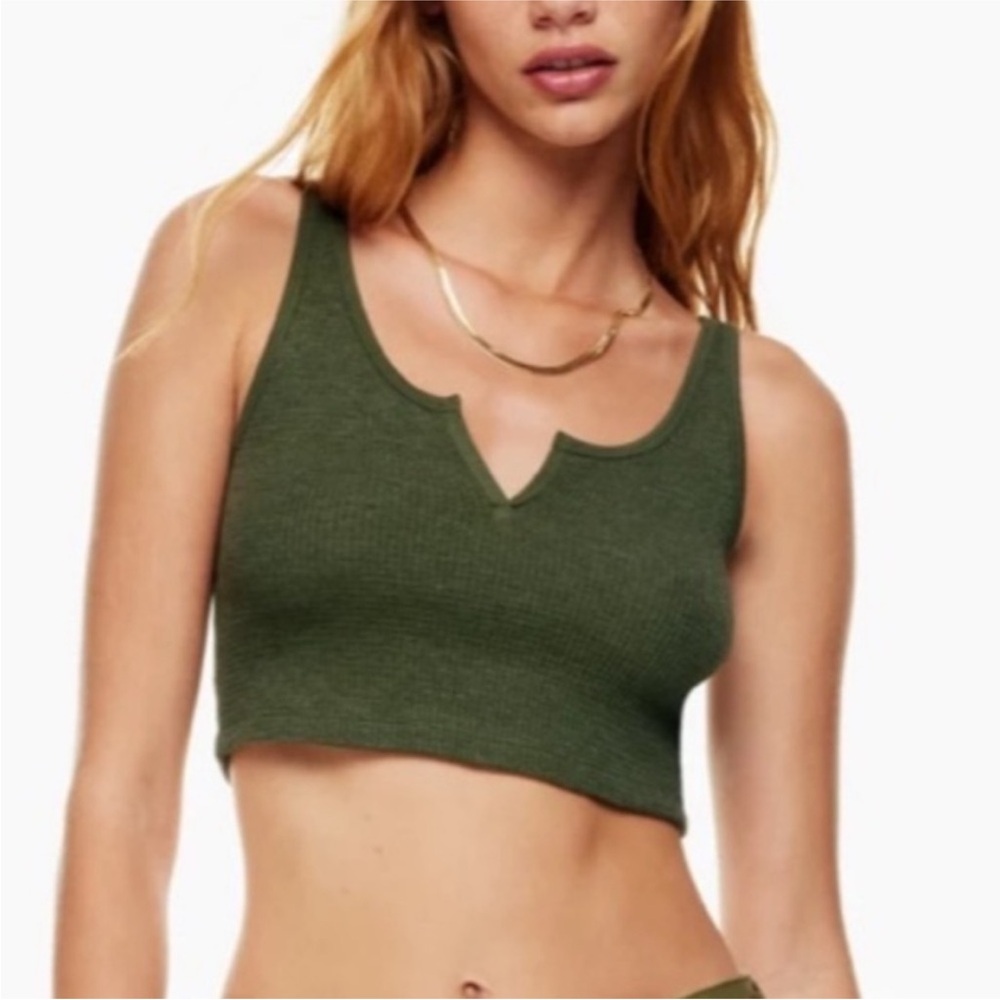 NWOT TNA
WAFFLE NOTCH TANK in Fatigue size medium